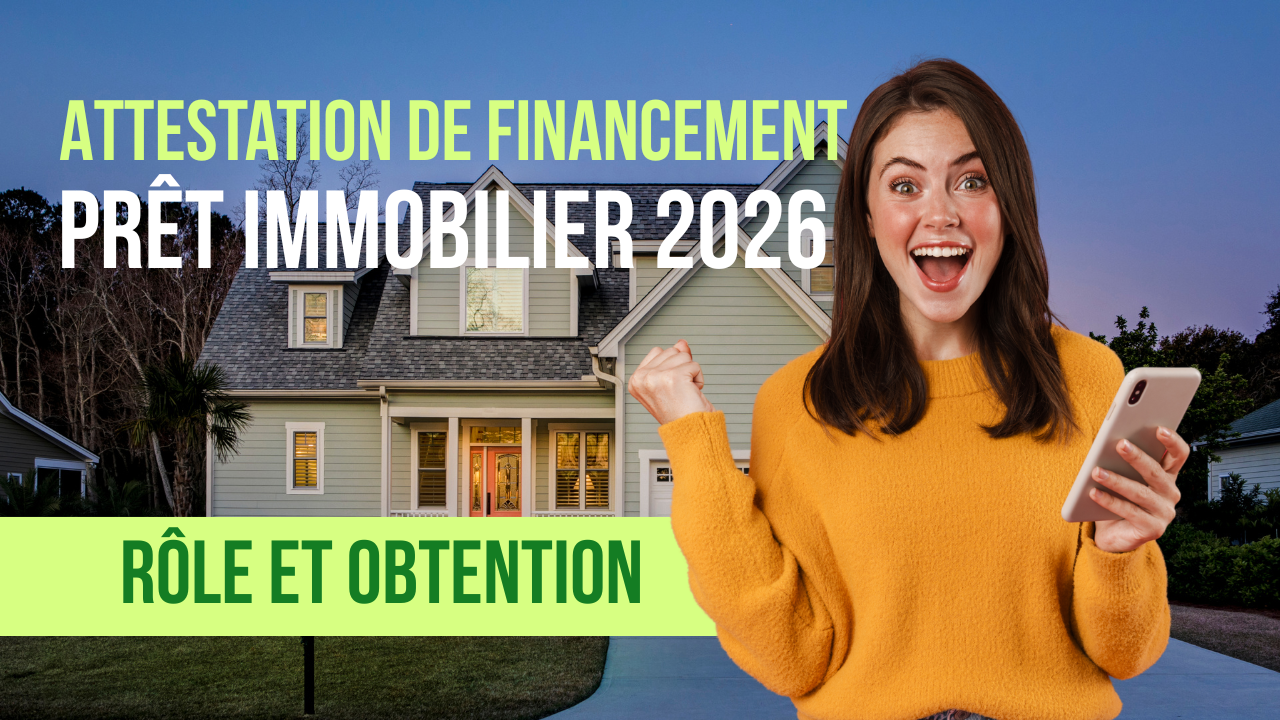 Illustration représentant le rôle de l’attestation de financement dans un contexte immobilier français marqué par des taux autour de 3 % et des critères bancaires stricts.