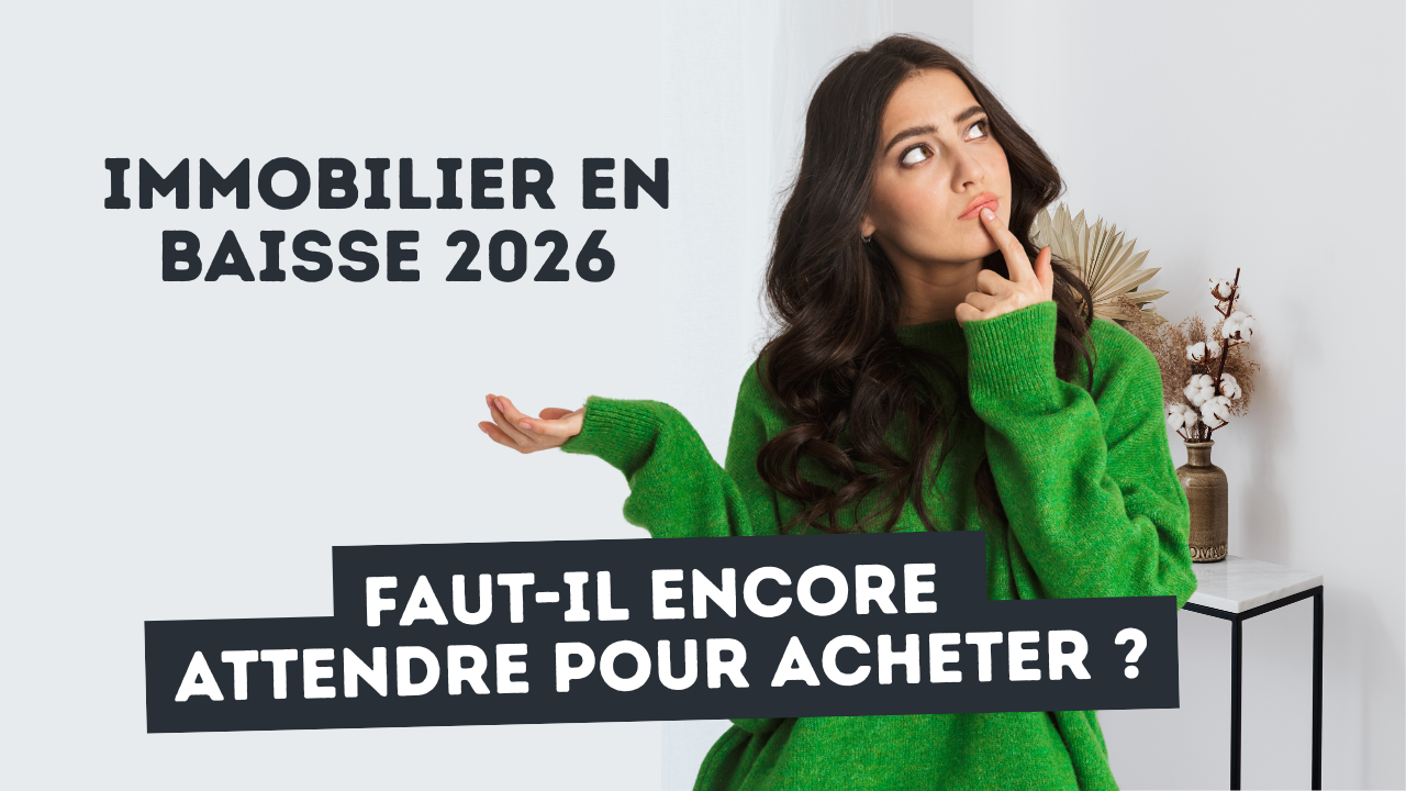 Femme hésitant entre acheter un bien immobilier maintenant ou attendre