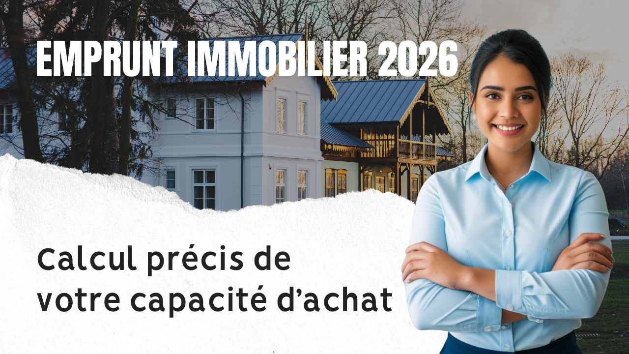 Simulation de capacité d’emprunt immobilier en 2026 avec calculatrice et budget
