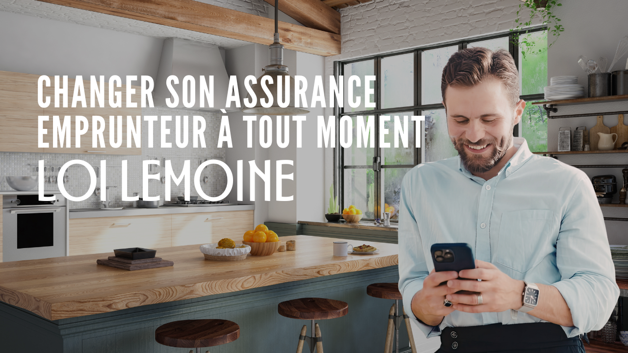Illustration du changement d’assurance emprunteur en France en 2026, avec mise en avant des économies, de la loi Lemoine et du fonctionnement simplifié.