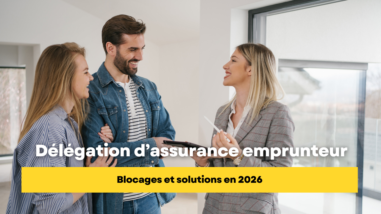 Illustration du processus de délégation d’assurance emprunteur et des refus bancaires liés à l’équivalence de garanties.