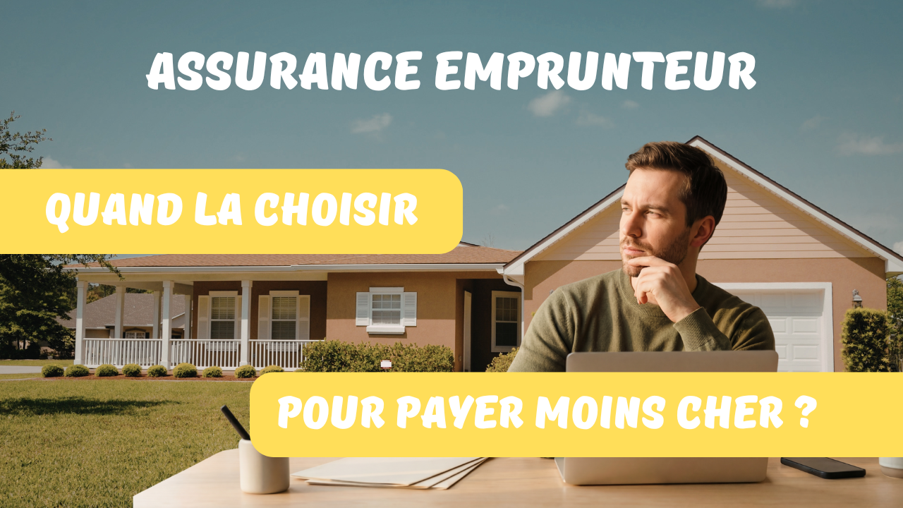 Illustration expliquant le bon moment pour choisir une assurance emprunteur afin d’optimiser le coût d’un crédit immobilier et ses garanties.