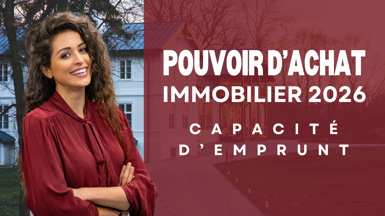 Illustration du pouvoir d’achat immobilier en France en 2026 intégrant les données de prix, de taux de crédit et de capacité d’emprunt des ménages.