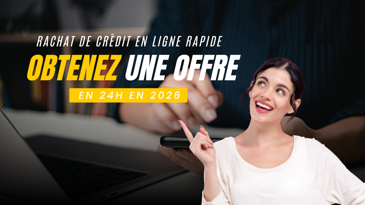 Illustration d’une simulation de rachat de crédit en ligne permettant d’analyser rapidement l’éligibilité et d’obtenir une offre personnalisée en 2026.