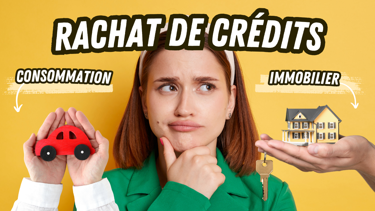 Comparaison entre rachat de crédit consommation et rachat de crédit immobilier avec différences de taux et de durée