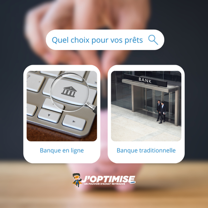 Banques en ligne VS traditionnelles : quel choix pour vos prêts ?