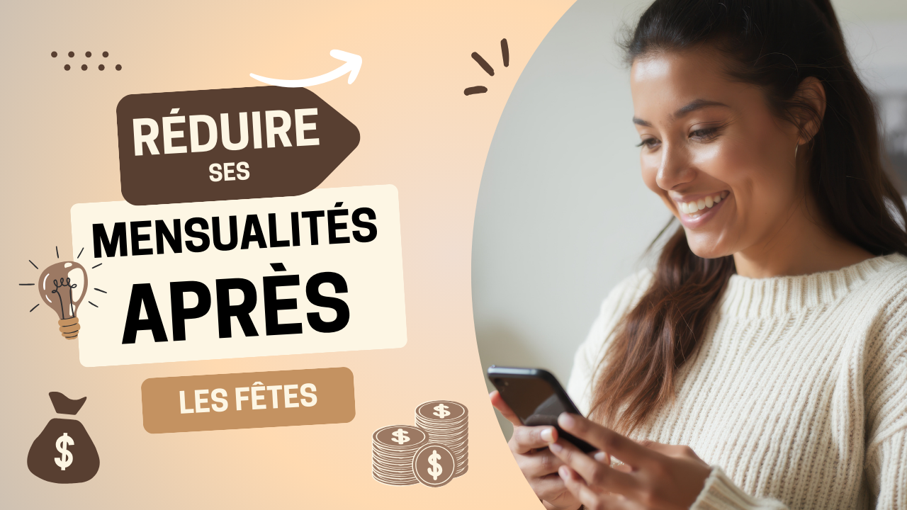 Réduire ses mensualités après les fêtes