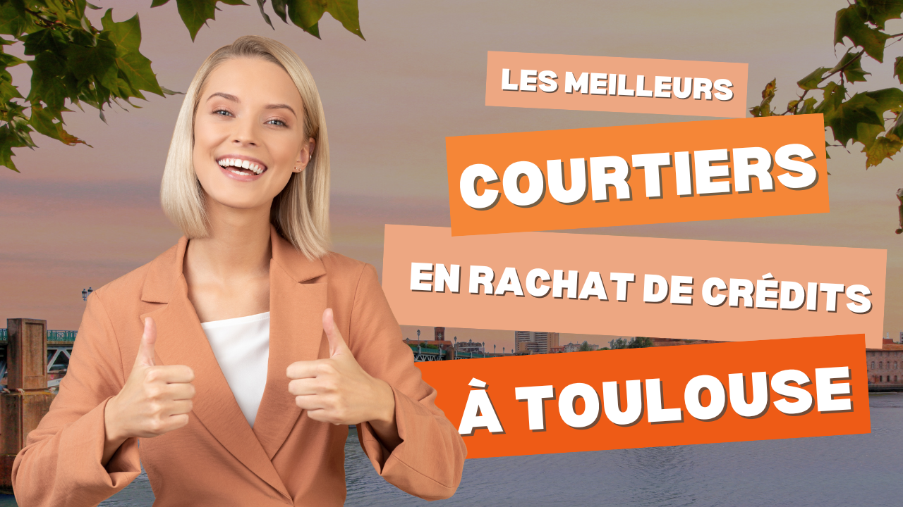 Illustration montrant comment des particuliers à Toulouse utilisent des courtiers pour regrouper leurs crédits et réduire leurs mensualités