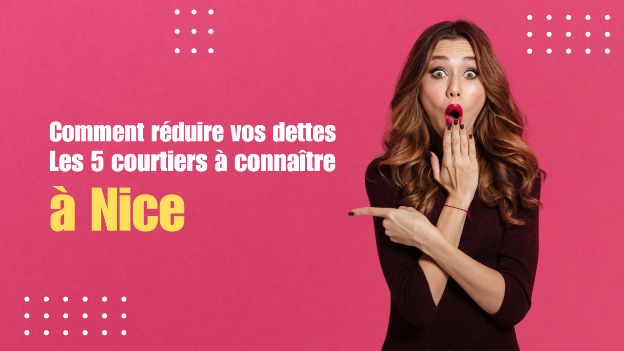 Illustration représentant un courtier en rachat de crédits à Nice aidant un ménage à réduire ses mensualités