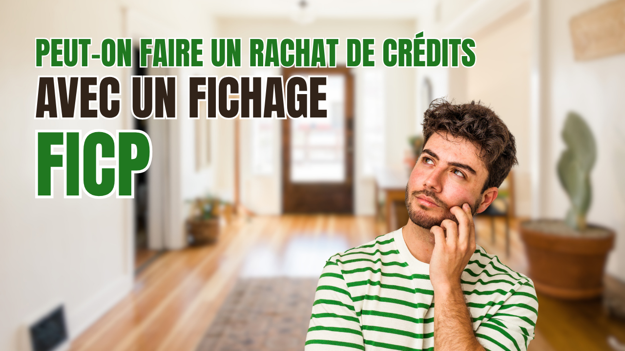 Personne consultant un dossier de rachat de crédits après un fichage FICP