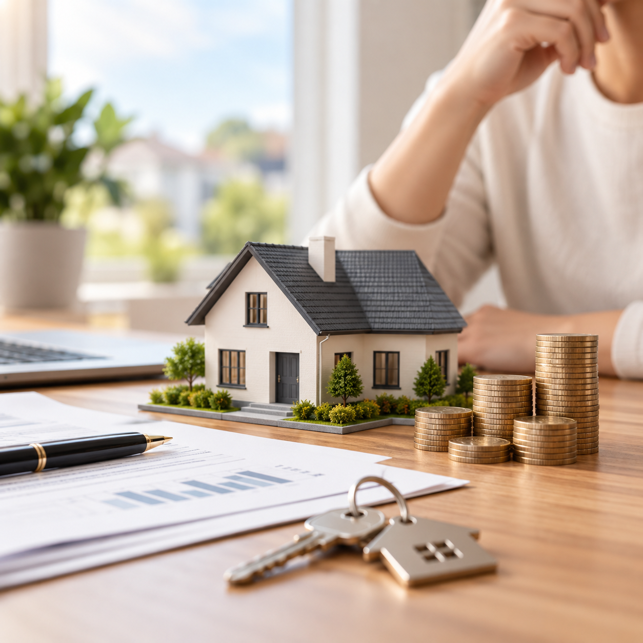 Propriétaire utilisant la valeur de son bien immobilier pour financer un projet
